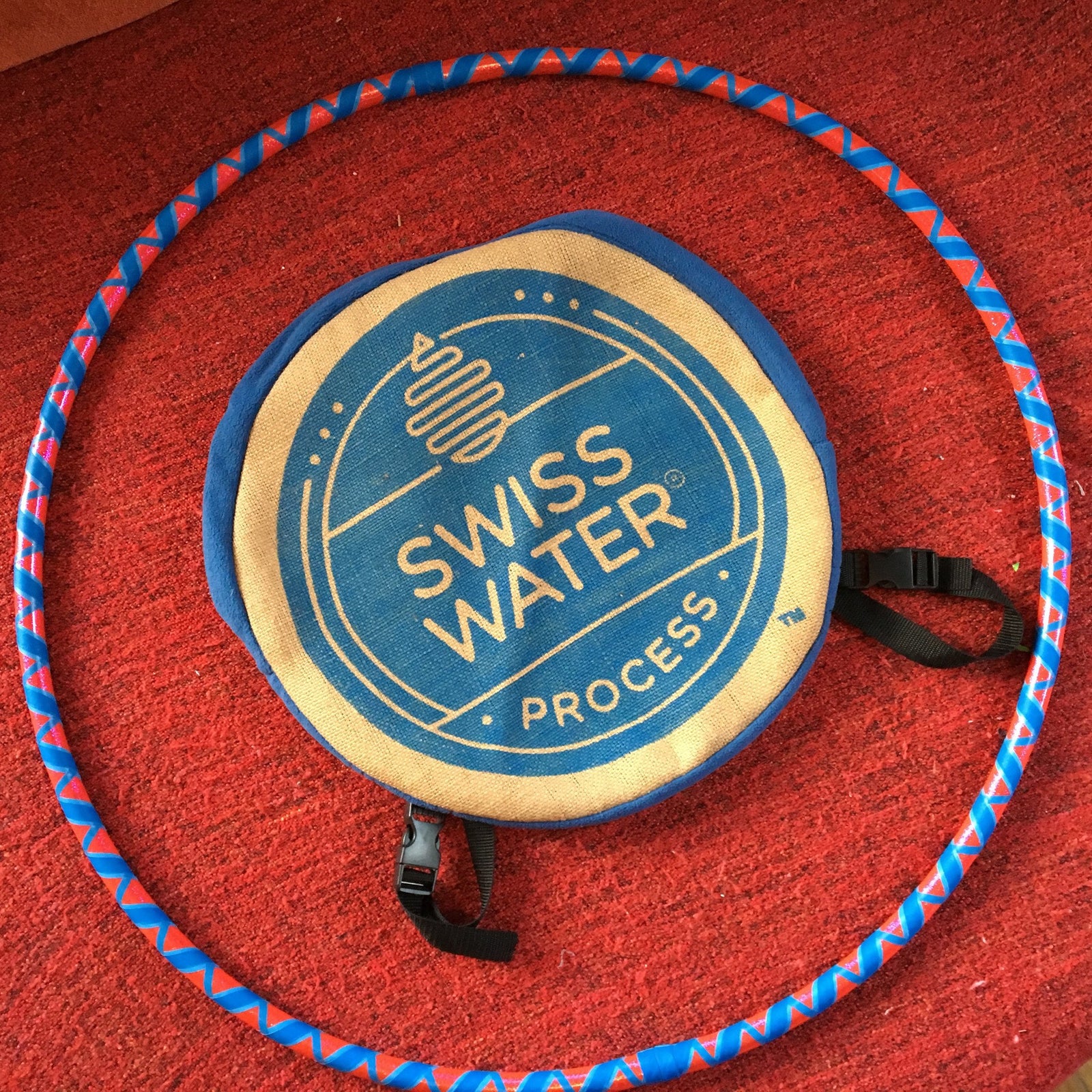 Hoop Backpack with Custom Bling