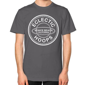 Unisex T-Shirt (on man) Asphalt - EclecticHoops.com