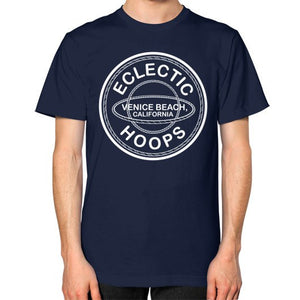 Unisex T-Shirt (on man) Navy - EclecticHoops.com
