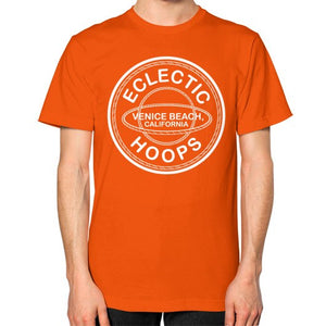 Unisex T-Shirt (on man) Orange - EclecticHoops.com