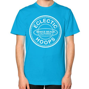 Unisex T-Shirt (on man) Teal - EclecticHoops.com