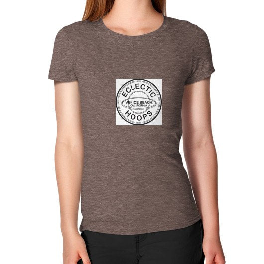 Women's T-Shirt Tri-Blend Coffee - EclecticHoops.com